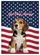 Beagle Puppy American Flag God Bless America - Patriotic Home Decor Gift for Dog Lovers Garden Flag - 6