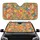 1970s Psychedelic Flowers Hearts Arcs - Car Interior Upgrade Car Sunshade - 1