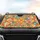 1970s Psychedelic Flowers Hearts Arcs - Car Interior Upgrade Car Sunshade - 4