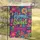 Home Sweet Home Lush Blooming Flowers Butterflies Botanical Tapestry - Home Decor Gift Garden Flag - 5