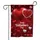 Sparkling Heart Balloons Happy Valentine's Day - Holiday Valentine's Gift Garden Flag - 3