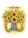 Welcome Sunflowers Mason Jar Buffalo Check - Farmhouse Summer Home Decor Gift Garden Flag - 6