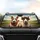 Stylish Bull Terriers Road Trip Adventure - Car Interior Travel Essentials for Dog Lovers Car Sunshade - 4