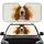 Melancholy Basset Hound Dog Face - Car Interior Upgrade for Dog Lover Car Sunshade - 1