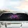 Vibrant Purple Hot Pink Butterflies Cosmic Starfield - Car Interior Upgrade Car Sunshade - 5