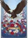 Bald Eagle American Floral 1776-2026 - USA 250th Anniversary Independence Day Garden Flag - 6