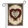 USA 250th Anniversary (1776-2026) Heart Wreath Holly Poinsettia Independence Day Gift Garden Flag - 3