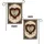 USA 250th Anniversary (1776-2026) Heart Wreath Holly Poinsettia Independence Day Gift Garden Flag - 4