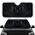 Black Panther Electric Blue Eyes - Car Interior Upgrade Wildlife Lover Gift Car Sunshade - 1