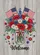 Mason Jar Patriotic Floral Welcome - USA 250th Anniversary Home Decor for American Flag Lovers Garden Flag - 6