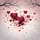 Deep Red Pale Pink Floating Hearts Bare Tree Branches - Home Decor Gift Garden Flag - 6