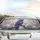 Majestic Purple Blue Macaw Parrot Pink Peonies Floral - Car Interior Upgrade Wildlife Lover Gift Car Sunshade - 5