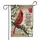 Red Cardinal Dogwood Floral Memorial - Remembrance Home Decor Gift for Loved One Garden Flag - 3