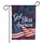 God Bless America Script American Flag Fireworks - Independence Day Home Decor Garden Flag - 3