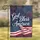 God Bless America Script American Flag Fireworks - Independence Day Home Decor Garden Flag - 1