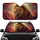 Majestic Male Lion Golden Mane Amber Eyes - Car Interior Upgrade Road Trip Essential Car Sunshade - 1