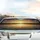 Golden Hour Landscape Vista Dramatic Sky Lake Forest Reflection - Car Interior Upgrade Car Sunshade - 5