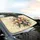 Tulips Forget-Me-Nots Floral Bouquet Golden Scrollwork Vintage Parchment Car Interior Upgrade Car Sunshade - 6