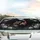 Vibrant Koi Fish White Flowers Luminous Night Pond - Car Interior Upgrade Car Sunshade - 5