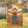 Smiling Scarecrow Pumpkin Patch - Happy Fall Autumn Seasonal Decor Garden Flag - 1