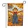 Smiling Scarecrow Pumpkin Patch - Happy Fall Autumn Seasonal Decor Garden Flag - 3