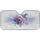 Iridescent Blue Teal Hummingbird Purple Flowers - Road Trip Car Interior Upgrade Car Sunshade - 3