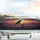 Crow Silhouette Gnarled Tree Sunset Mountain - Road Trip Accessory for Wildlife Lover Car Sunshade - 5