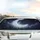 Crescent Moon Fern Fronds Celestial Stars Road Trip Essential Car Sunshade - 5