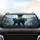 Grizzly Bear Maple Leaf Canadian Forest Misty Mountains Rustic Planks Road Trip Gift Car Sunshade - 4