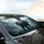 Grizzly Bear Maple Leaf Canadian Forest Misty Mountains Rustic Planks Road Trip Gift Car Sunshade - 6