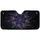 Iridescent Luminous Fractal Vortex Cosmic Bloom Crystalline Streaks - Car Interior Upgrade Car Sunshade - 3