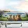 Alpacas Sunglasses Selfie Stick Steering Wheel - Road Trip Gift for Alpaca Lovers Car Sunshade - 5