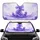 Vibrant Volumetric Purple Smoke Ethereal Clouds Luminous White - Car Interior Upgrade Car Sunshade - 1