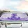 Vibrant Volumetric Purple Smoke Ethereal Clouds Luminous White - Car Interior Upgrade Car Sunshade - 5