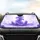 Vibrant Volumetric Purple Smoke Ethereal Clouds Luminous White - Car Interior Upgrade Car Sunshade - 4