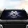 Holographic Iridescent Skull Cosmic Nebula Stardust - Car Interior Upgrade Car Sunshade - 4