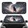 Black Cat Crescent Moon Cherry Blossom – Car Interior Upgrade Cat Lover Gift Car Sunshade - 1