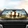 Alpacas with Sunglasses Selfie Adventure - Road Trip Gift for Alpaca Lover Car Sunshade - 4