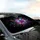 Neon Paint Splatter Stars Cosmic Void - Car Interior Upgrade Car Sunshade - 6