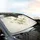 Scattered Bows Light Particles - Car Interior Upgrade Road Trip Gift Car Sunshade - 6