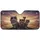 Cats in Sunglasses Driving Desert Highway - Sunset Road Trip Gift for Cat Lovers Car Sunshade - 3