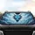 Majestic Eastern Azure Dragon Head Icy Mist Fiery Eyes Car Interior Upgrade Car Sunshade - 4