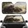 Majestic Hippopotamus Water Lily River Landscape - Wildlife Lover Car Interior Upgrade Car Sunshade - 1