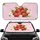 Strawberries Daisy Flowers Pink Swirls Auto Interior Upgrade Car Sunshade - 1