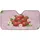 Strawberries Daisy Flowers Pink Swirls Auto Interior Upgrade Car Sunshade - 3