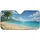 Tropical Beach Palm Tree Golden Sand Ocean - Road Trip Travel Car Sunshade - 3