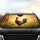 Majestic Rooster Sunflowers Barn Door - Car Interior Upgrade for Farmhouse Decor Car Sunshade - 4