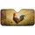 Majestic Rooster Sunflowers Barn Door - Car Interior Upgrade for Farmhouse Decor Car Sunshade - 3