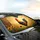 Majestic Rooster Sunflowers Barn Door - Car Interior Upgrade for Farmhouse Decor Car Sunshade - 6