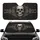 Aged Grunge Human Skull Baroque Acanthus Leaf Scrolls - Car Interior Upgrade Car Sunshade - 1